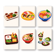 Sushi & Sashimi Delights - Paint by Numbers Kit