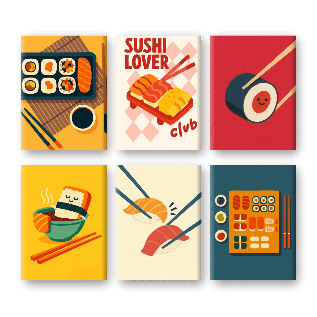Tasty Sushi Creations - Paint by Numbers Kit