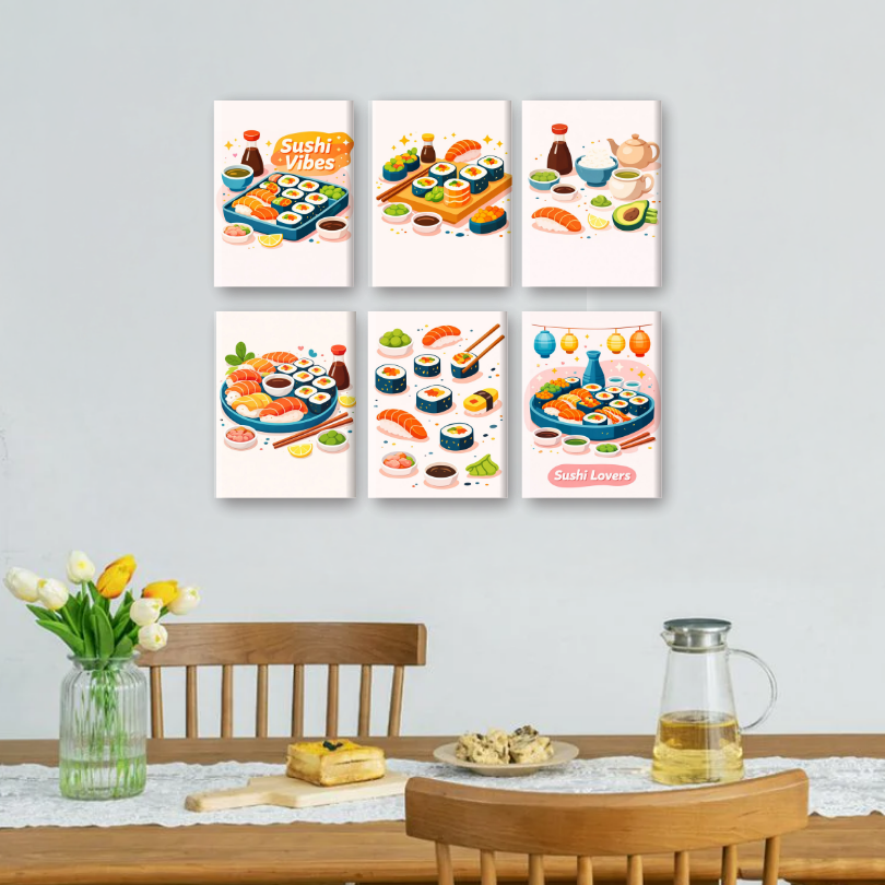 Sushi Vibes Art Collection - Detail 2