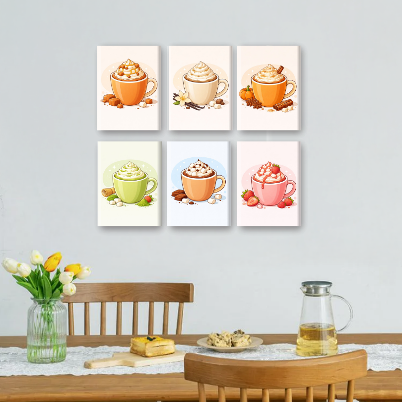 Sweet Latte Collection | Mini Paintings - Detail 2