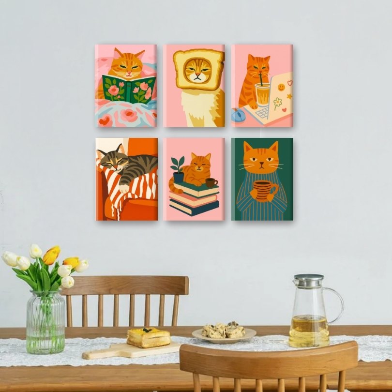 Relaxed Felines - Detail 2