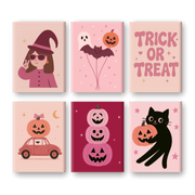 Pumpkin & Pink Mini Paintings - Paint by Numbers Kit
