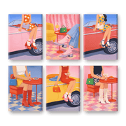 Vintage Glamour & Speedsters Mini Set - Paint by Numbers Kit