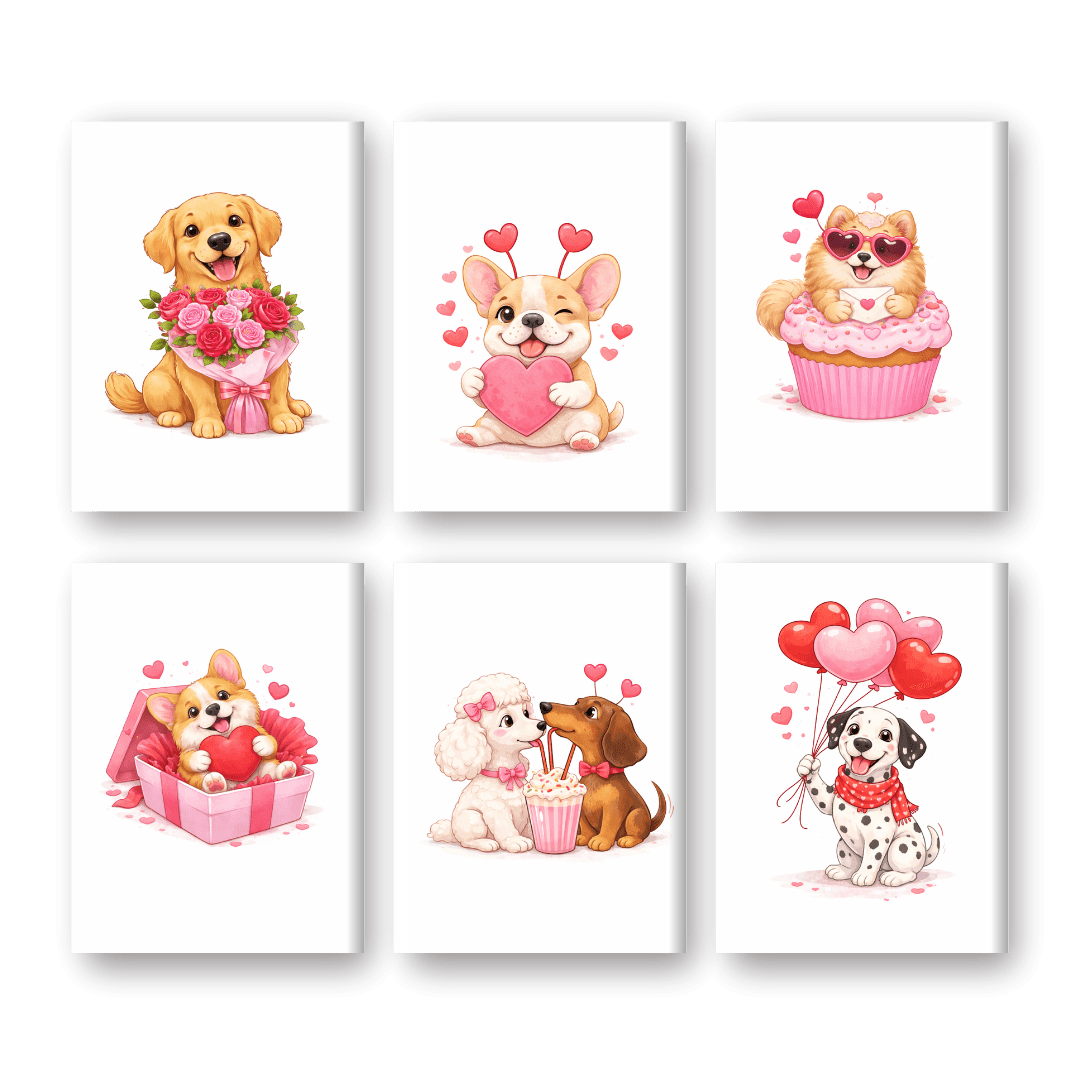 Love Paws Mini Set - Paint by Numbers Kit