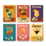 Vintage Cocktail Classics - Paint by Numbers Kit