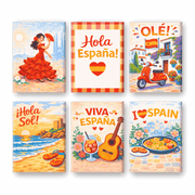 Viva España! Mini Artwork Collection - Paint by Numbers Kit