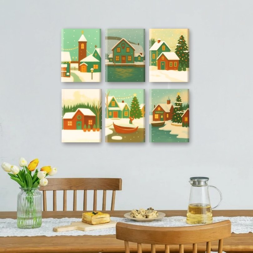 Snowy Village Bliss - Detail 2