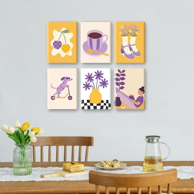 Yellow & Purple Vibe Mini Collection - Detail 2