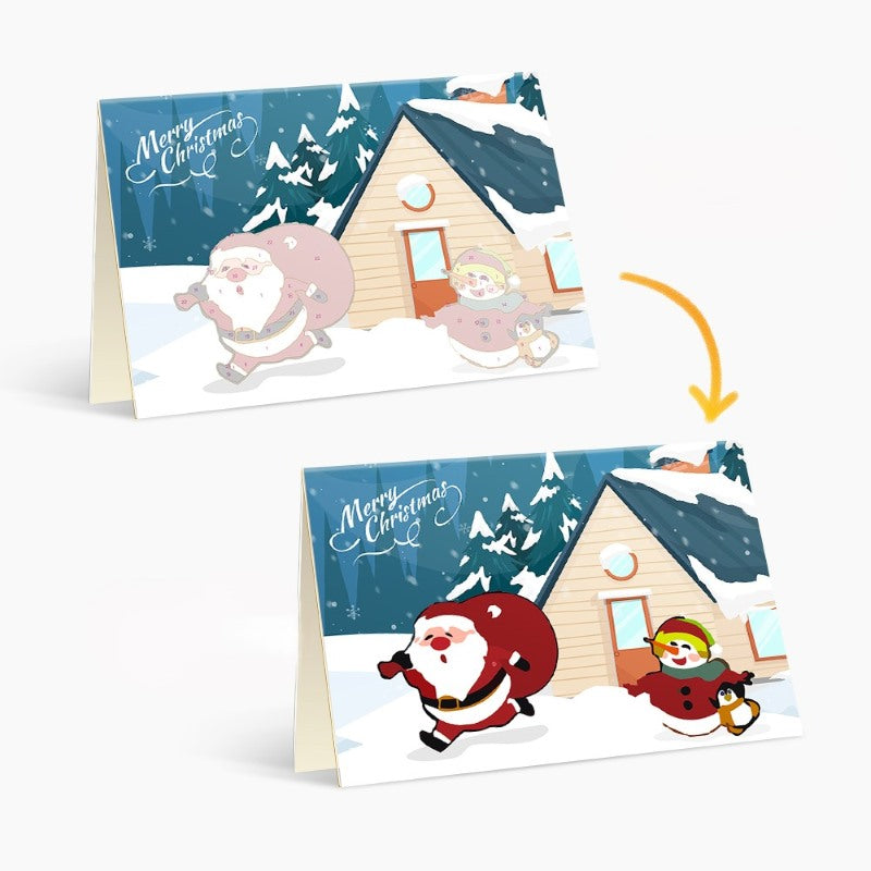 Festive Wishes Cards - Set B - Detail 7