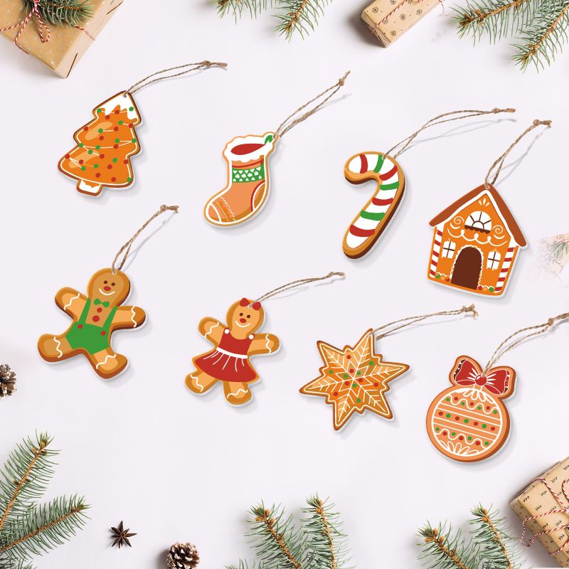 Sweet Gingerbread Ornaments | Christmas Set - Detail 3