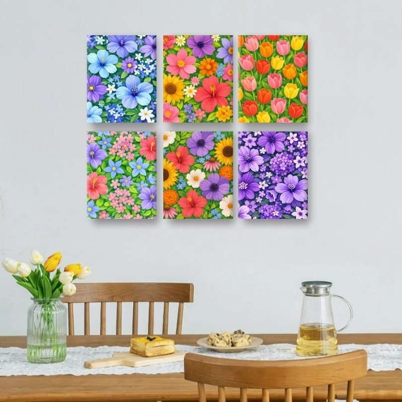 Vibrant Bloom Fields - Detail 2