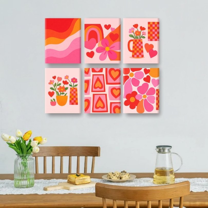 Love & Floral Abstract - Detail 2