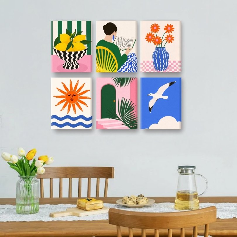 Mediterranean Sunshine Scene - Detail 2