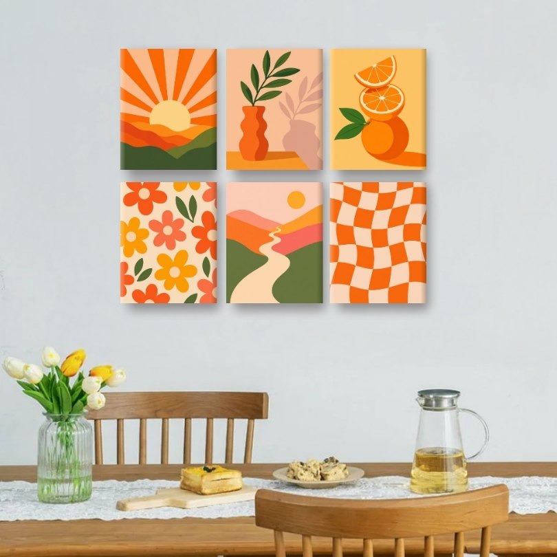 Citrus Glow | Mini Paintings - Detail 2