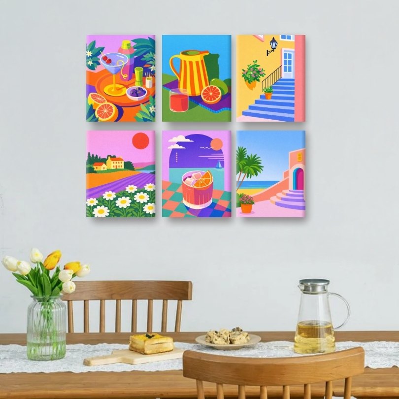 6 Mini Sun-Kissed Summer Scenes - Detail 2