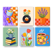 Cozy Floral Moments - Paint by Numbers Kit