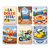 La Dolce Vita Vibes - Paint by Numbers Kit