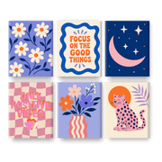 Bright Spirit Animal Set - Paint by Numbers Kit