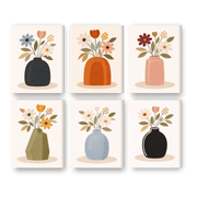 Elegant Botanical Vases - Paint by Numbers Kit