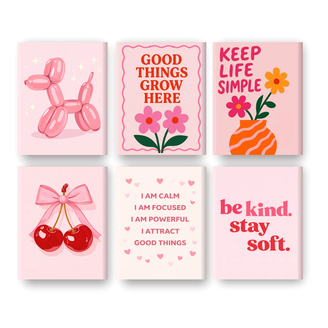 Pink Dreams & Positive Vibes - Paint by Numbers Kit