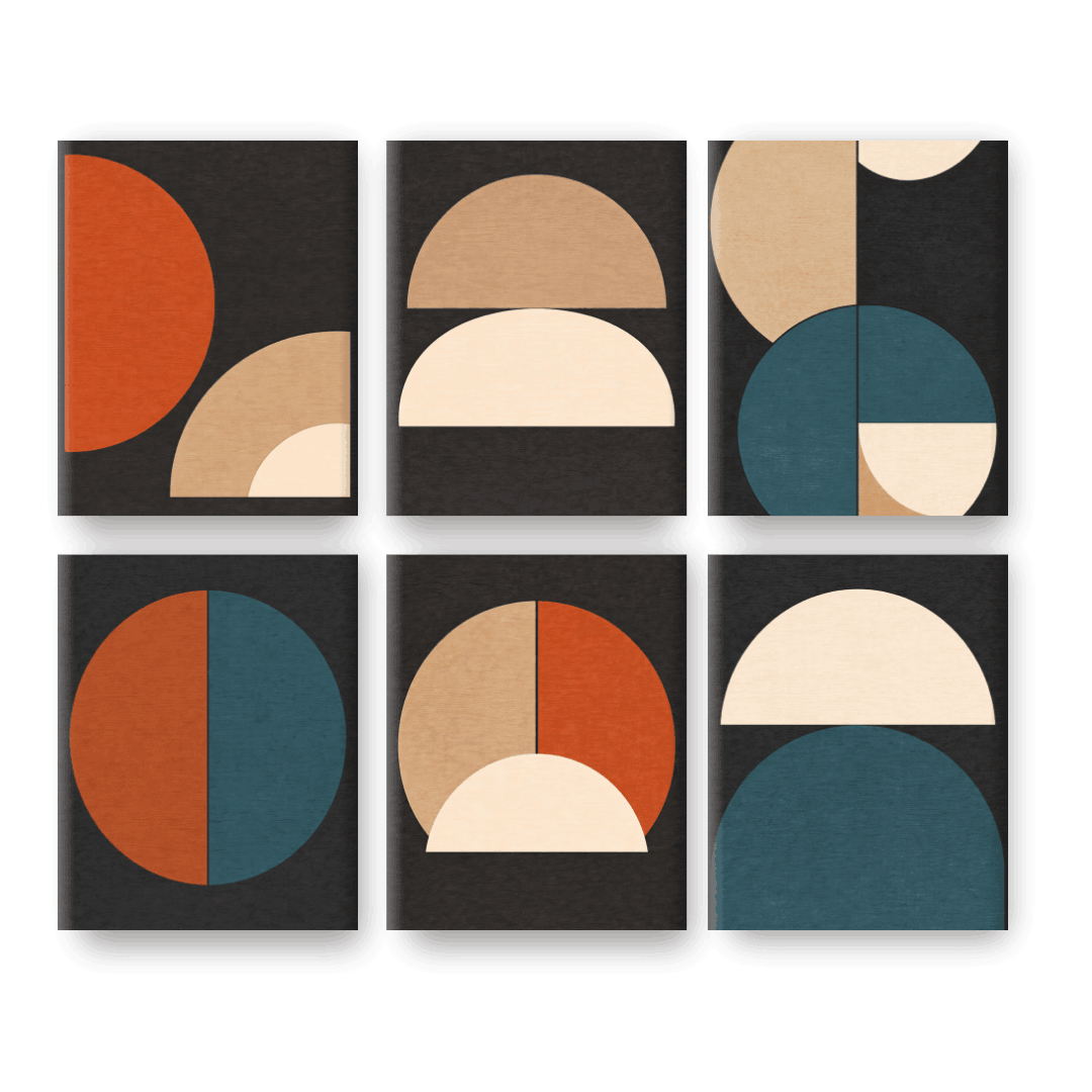 Modern Geometric Inspirations - Paint by Numbers Kit
