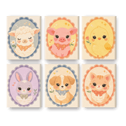 Adorable Animal Friends - Paint by Numbers Kit
