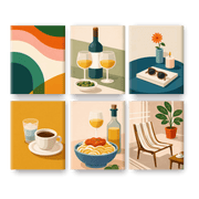 Sunshine Kitchen Vibes - Paint by Numbers Kit