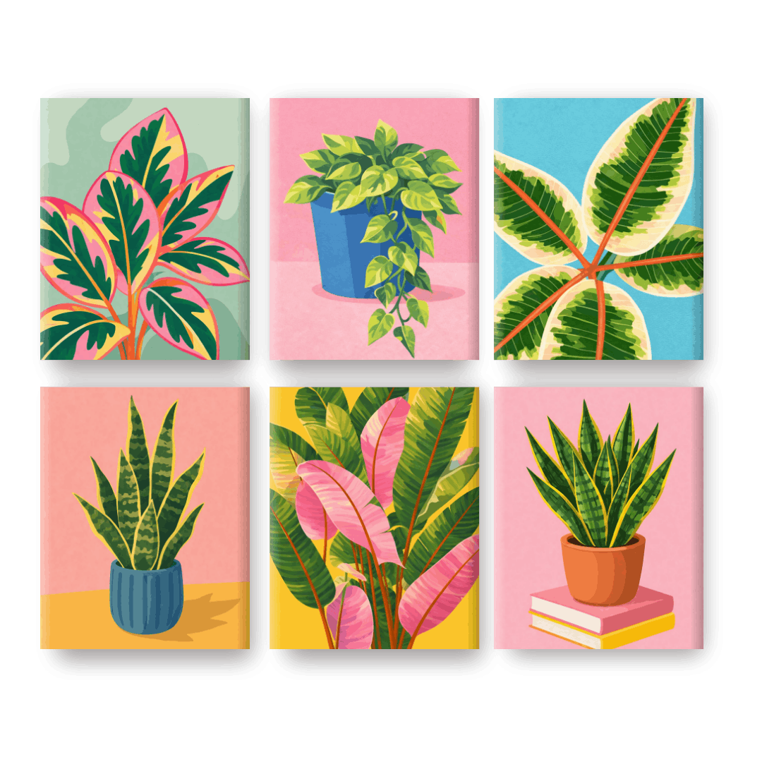 Lush Plant Paradise - Paint by Numbers Kit