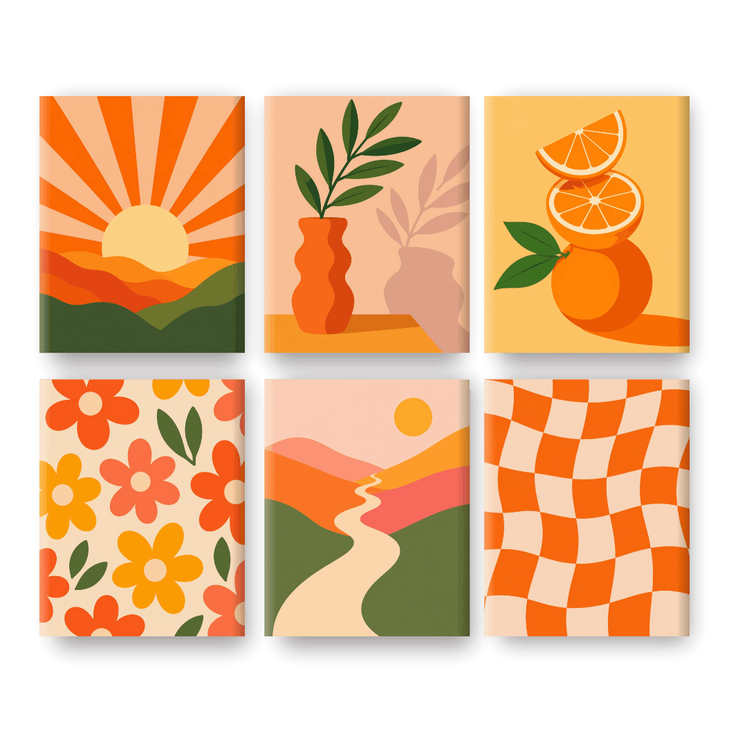 Citrus Glow | Mini Paintings - Paint by Numbers Kit