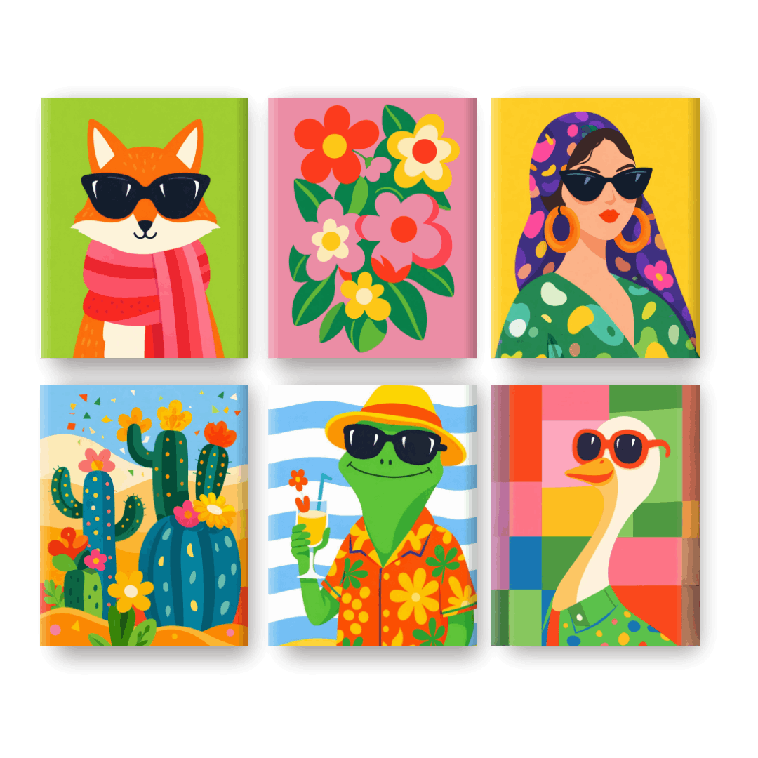 Colorful Companions Mini Series - Paint by Numbers Kit