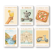 Italy in a Frame Mini Set - Paint by Numbers Kit
