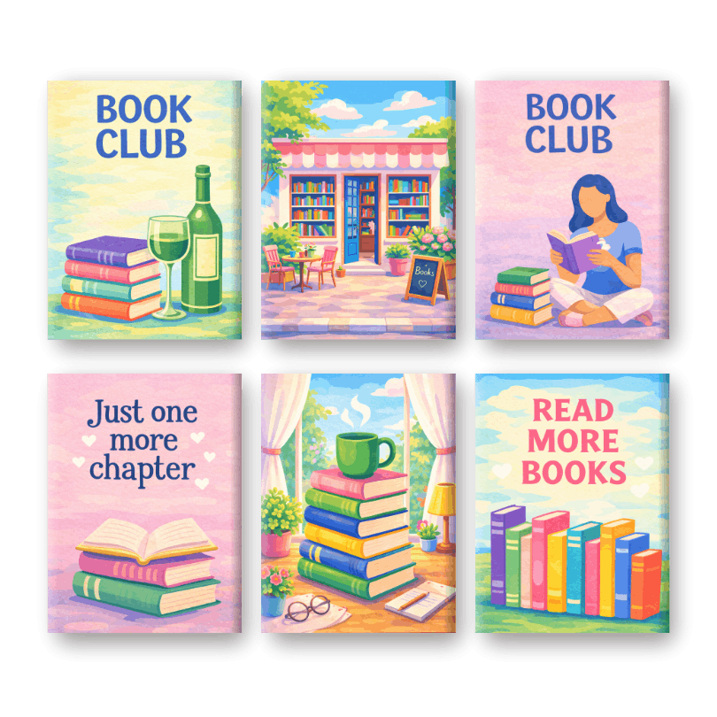 Cozy Book Nook - Paint by Numbers Kit