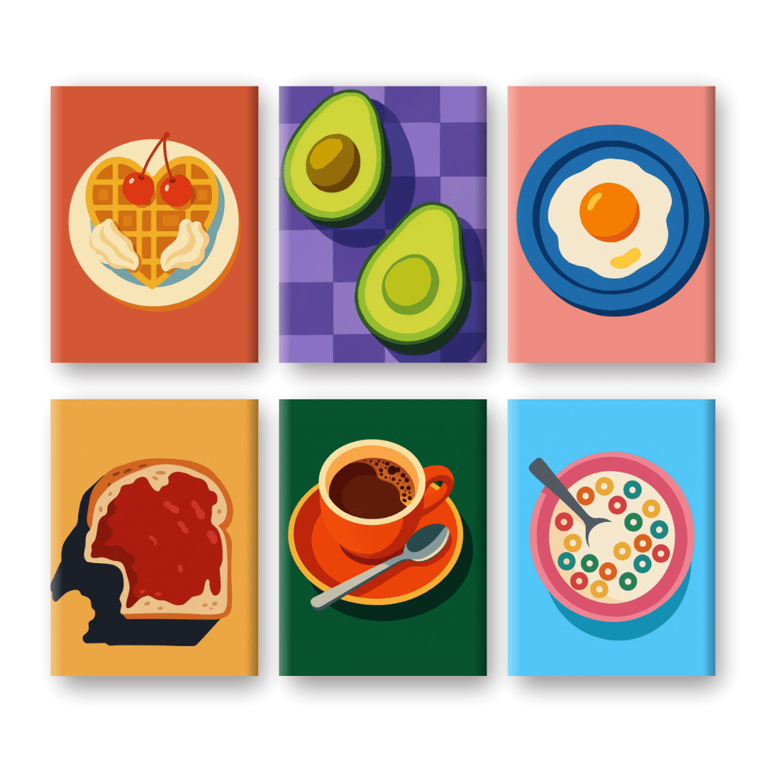 Breakfast Bliss Mini Set - Paint by Numbers Kit