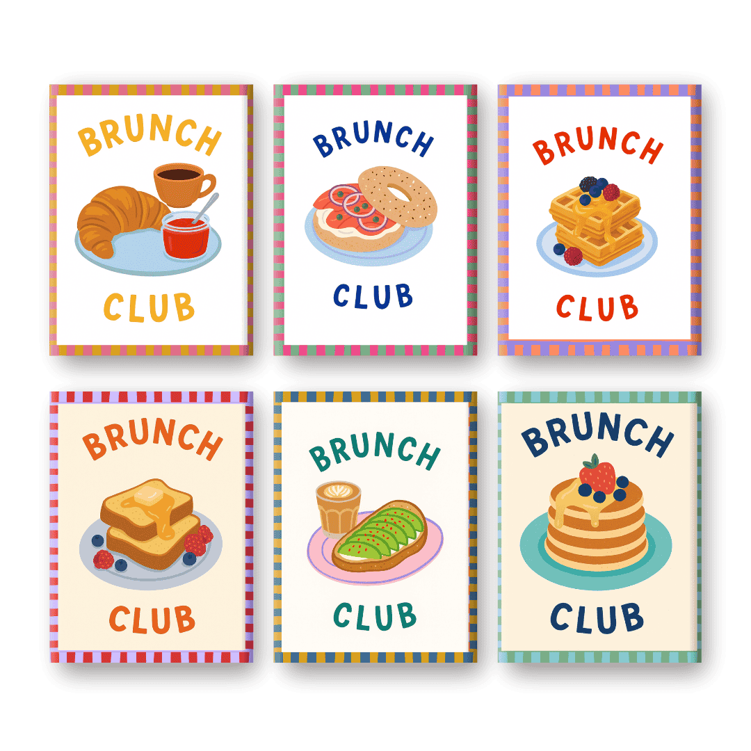 Brunch & Bliss Mini Set - Paint by Numbers Kit
