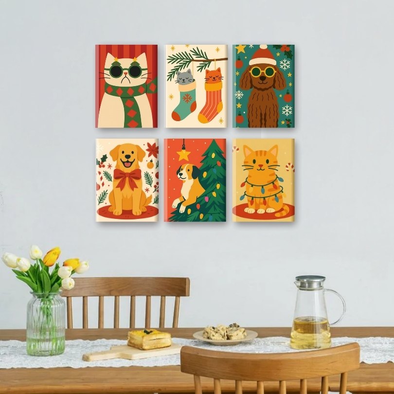 Festive Paws: Mini Pets in Holiday Cheer - Detail 2