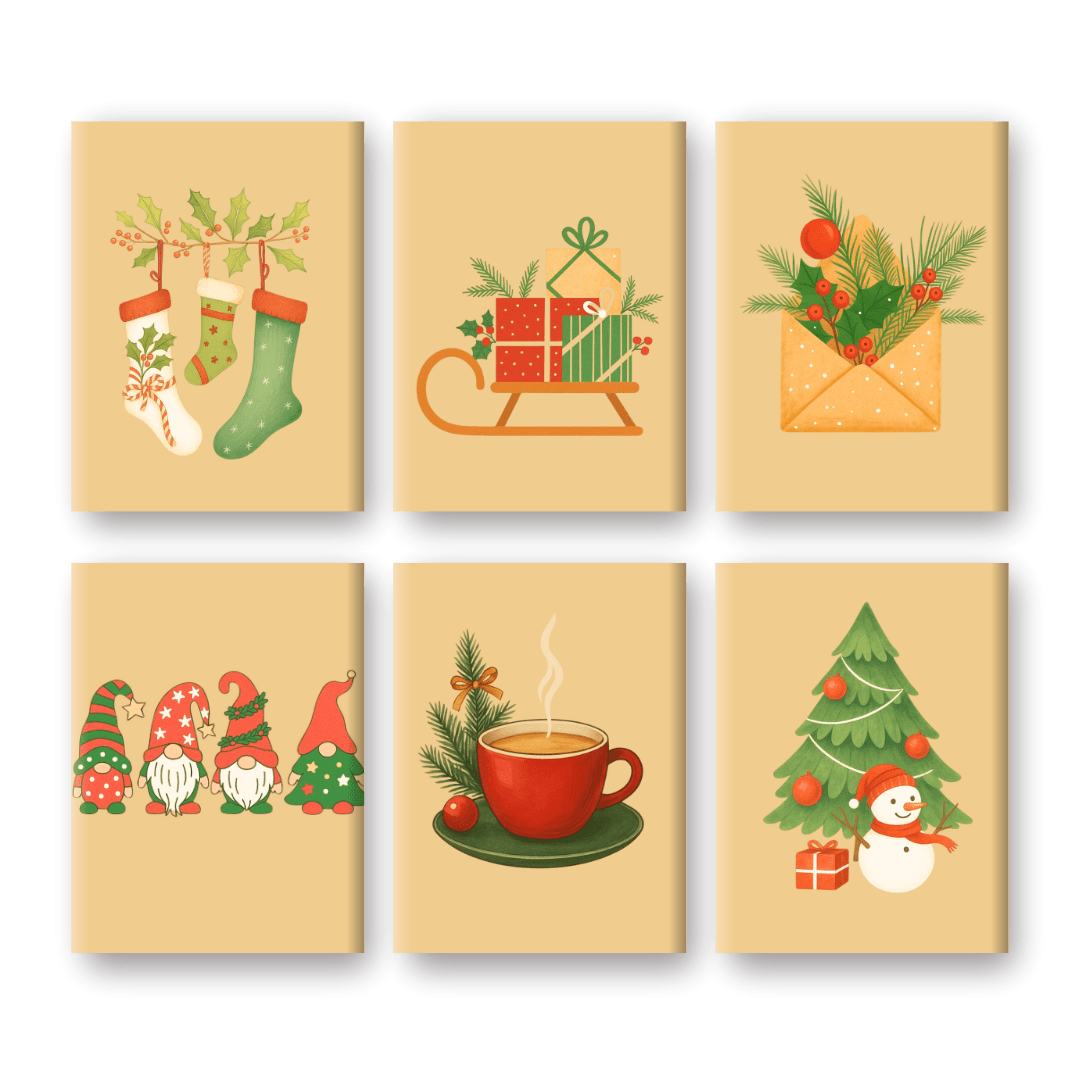 Cozy Christmas: Warmth & Coffee Set - Paint by Numbers Kit