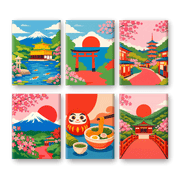 Serene Japan Landscape - Paint by Numbers Kit