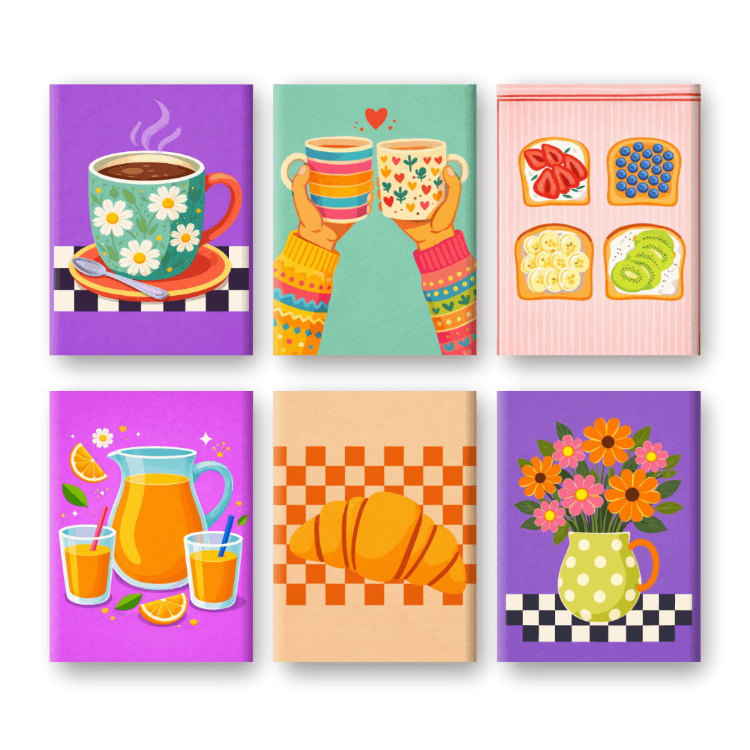 Breakfast Bliss Set - Paint by Numbers Kit