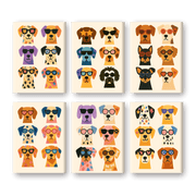 Colorful Canines in Play - Paint by Numbers Kit