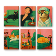 Cozy Moments Mini Paintings - Paint by Numbers Kit