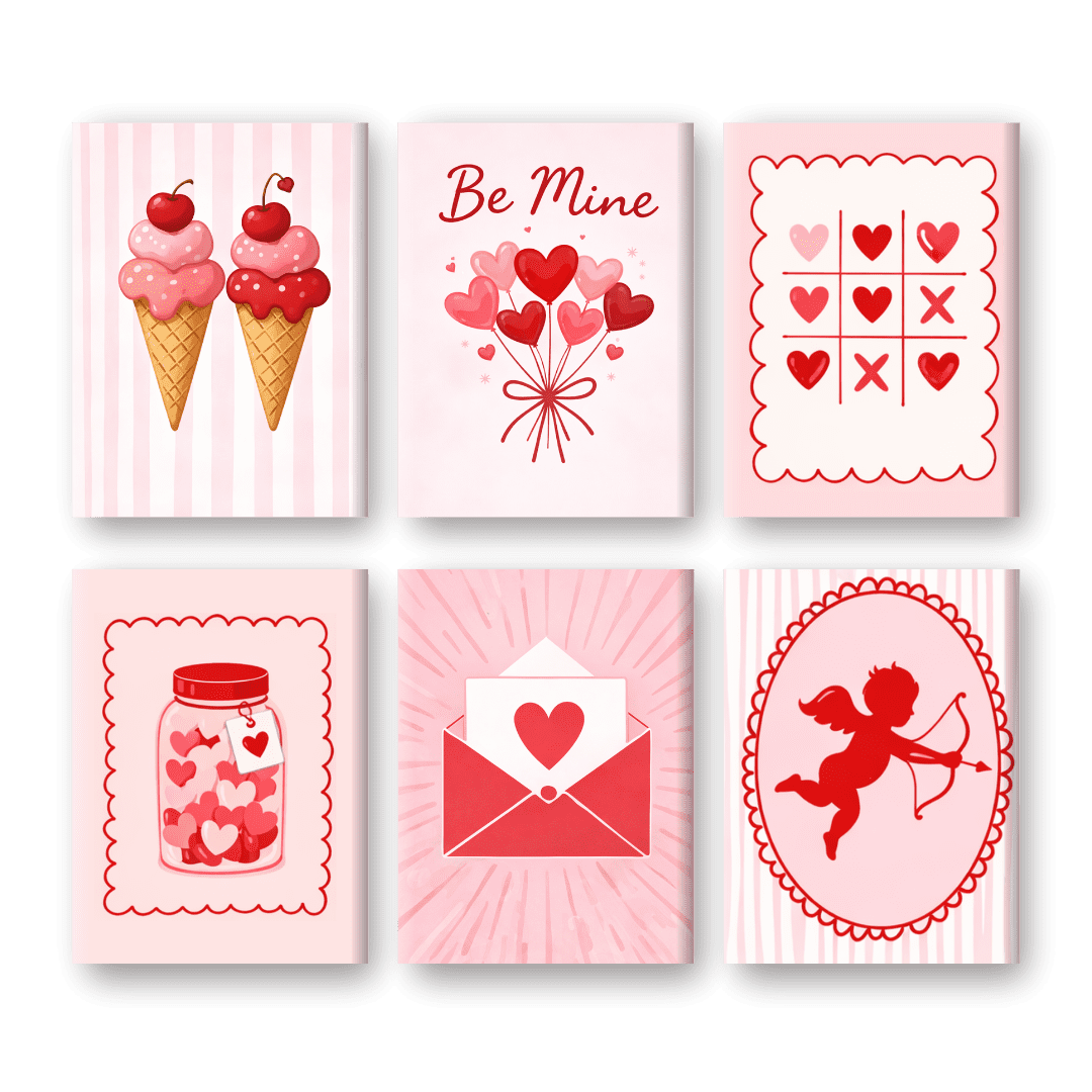 Hearts & Love Cupid - Paint by Numbers Kit