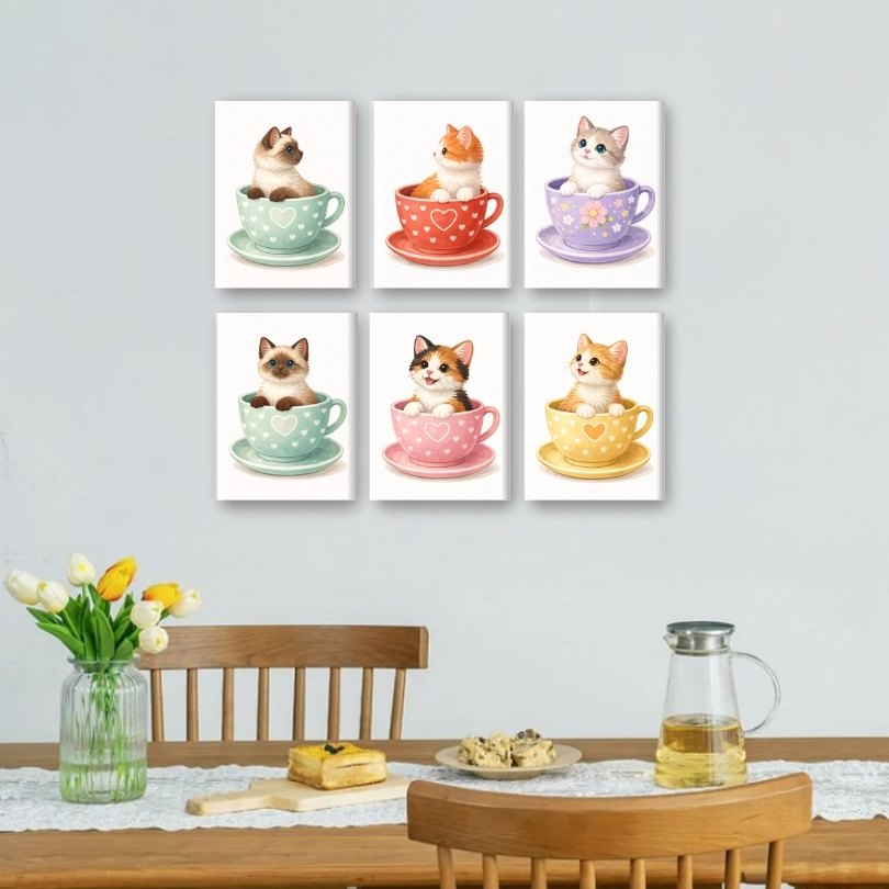Kittens & Cups Cuteness - Detail 2