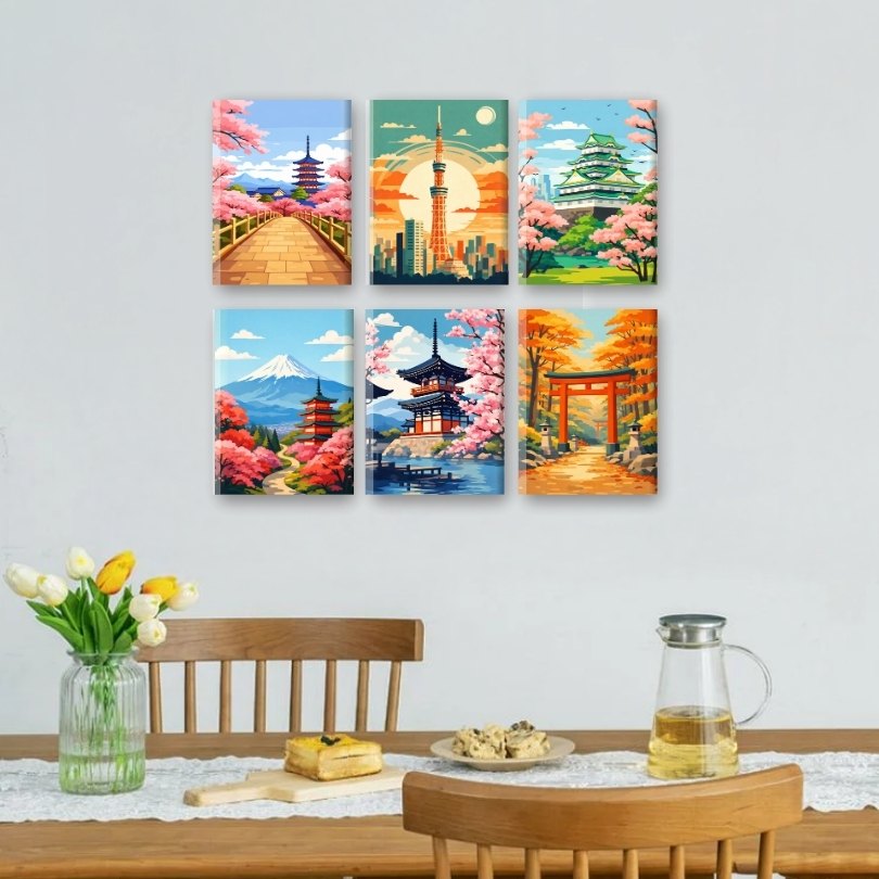 Japanese Serenity Mini Set | Paint by Number - Detail 2
