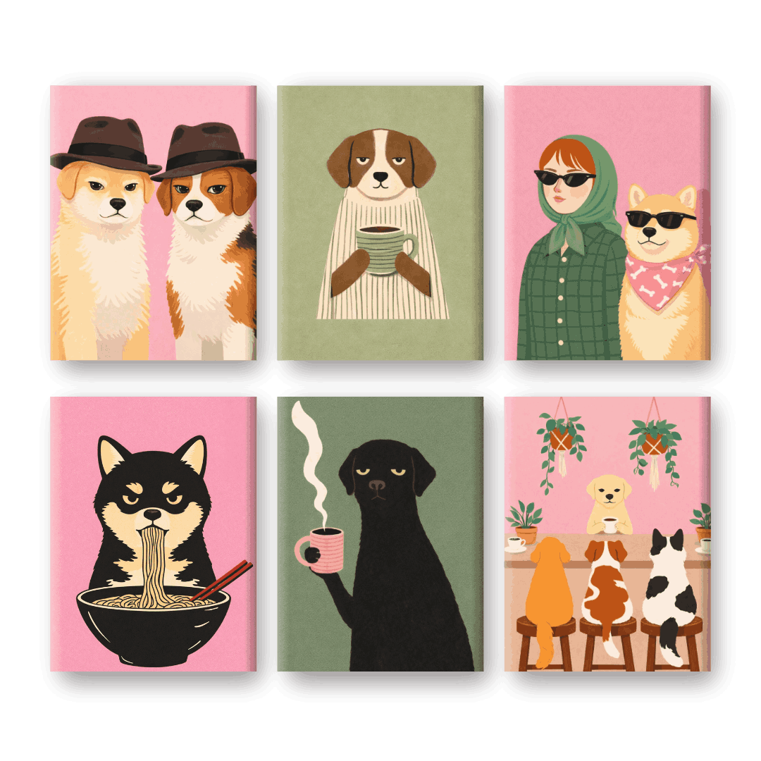 Furry Friends & Fun Mini Set - Paint by Numbers Kit