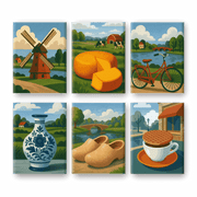Dutch Landscapes in Color - Paint by Numbers Kit