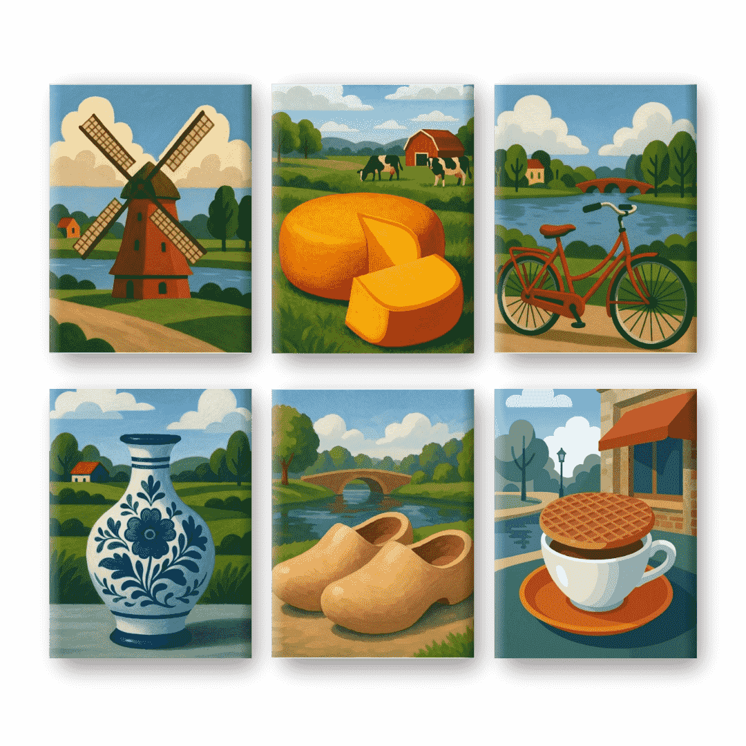 Dutch Landscapes in Color - Paint by Numbers Kit