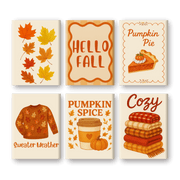 Cozy Autumn Vibes: Mini Set - Paint by Numbers Kit