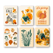 Autumn Harvest & Harvest Bounty - Paint by Numbers Kit