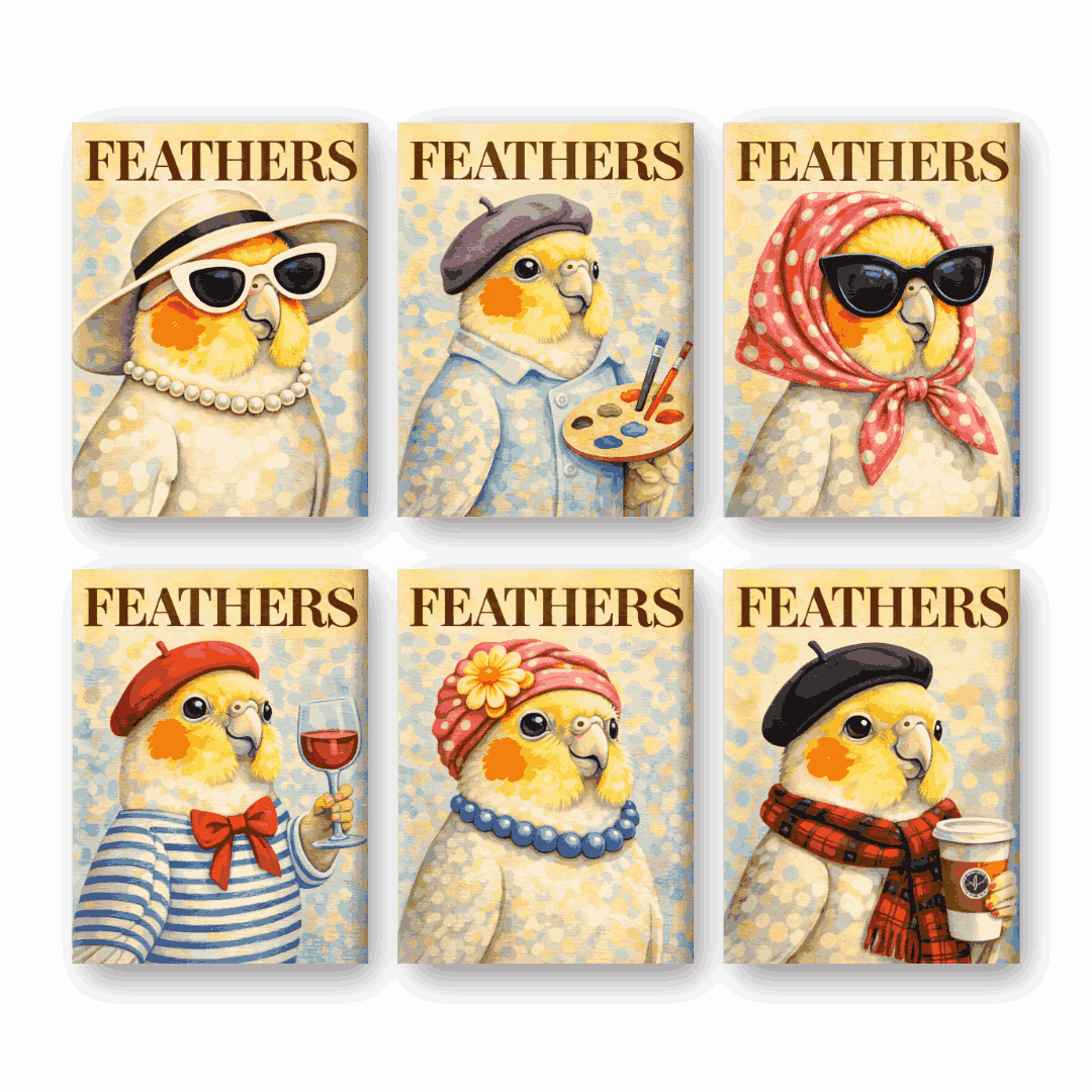 Feathered Elegance - Paint by Numbers Kit