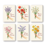 Whispering Blooms & Quotes Mini Set - Paint by Numbers Kit